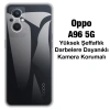 Ally OPPO A96 5G Kılıf Kamera Korumalı Ultra İnce Şeffaf Silikon Kılıf-(5775)