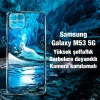 Ally SM Galaxy M53 Kılıf Kamera Korumalı Ultra İnce Şeffaf Silikon Kılıf-(5775)