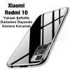 Ally Xiaomi Redmi 10 Kılıf Kamera Korumalı Ultra İnce Şeffaf Silikon Kılıf-(5775)