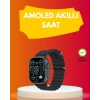 AMOLED Ekran 49mm Ultra Tasarım 3 Kordonlu Akıllı Saat