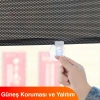 Araba Araç içi Katlanabilir Araç Oto Ön Cam Güneşlik Branda 40x125cm-(5775)