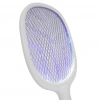 ASONIC AS-A25 Beyaz-Gri 3000V Raket Tipi UV Mor Işıklı 1200mAh Bataryalı Şarj Edilebilir Sinek Öldürücü(1923)