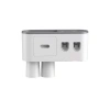 Banyo Organizer Diş Fırçası Tutucu Çift Dispenserli Raflı Çekmeceli