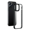 Baseus Crystal iPhone 13 Pro 6.1 Kılıf Jel Çerçeve Zırhlı Silikon Kılıf-(5775)