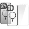 Baseus Frame Series iPhone 14 Pro Max 6.7 Kamera Koruyuculu Magsafe Kılıf + Tempered Ekran Koruyucu-(5775)