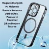 Baseus Glitter iPhone 14 Pro Max 6.7 Magsafe Silikon Kılıf + Tempered Ekran Koruyucu Set-(5775)
