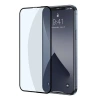 Baseus İPhone 12-12 Pro 0.3MM Full Anti Blue Light Tempered Cam Ekran Koruyucu 2Adet Set-(5775)