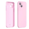 Baseus Liquid iPhone 13 6.1 Kılıf Kamera Korumalı İçi Kadife Silikon Kılıf-(5775)