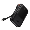 Baseus Qpow Pro Dijital Göstergeli 10000mAh 20W Hızlı Şarj Powerbank iPhone Lightning Kablolu-(5775)