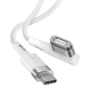Baseus Zinc Manyetik L Uçlu 60W Macbook Hızlı Şarj Güç Kablosu 2m-(5775)