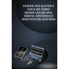 Bileklikli Amoled Ekran Akıllı Saat ve Dijital Göstergeli Kablosuz Bluetooth Kulaklık ANC/ ENC