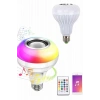 Bluetooth Hoparlör Akıllı Rgb Led Işık Renk Değiştirme Ses Bombası Ampül Görünümlü