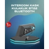 BT22 Kask Bluetooth Kulaklık Su Geçirmez Motosiklet İletişim Sistemi