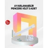 Cam Pencere Güvenlik Kilidi Açılma Sınırlayıcı Aparat 3 Adet