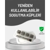 Çevre Dostu Metal Buz Küpü ve Kullanışlı Klips Seti