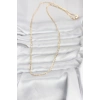 CM 14K Gold Renk İnce Kuşgözü Zincir Model 60 cm Kadın Kolye 5886