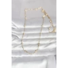 CM 14K Gold Renk Kesme Çubuk Zincir Topçuklu Model 60 cm Kadın Kolye 5886