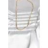 CM 14K Gold Renk Lazer Model 45 cm Kadın Kolye 5886