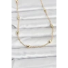 CM 14K Gold Renk Topçuklu Burgu Zincir Model 60 cm Kadın Kolye 5886