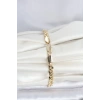 CM 14K Gold Renk Yassı Zincir Model Kadın Bileklik 5886