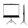 Codegen TX-18 TRIPOD PROJEKSİYON PERDESİ 180X180 (Arkası Siyah Fonlu - Taşınabilir Ayaklı Model)(1923)