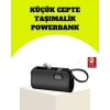 Dahili Type-C Konektörlü Mini 2000mAh Powerbank