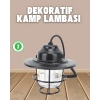 Dekoratif ve Fonksiyonel Taşınabilir Kamp Gece Lambası