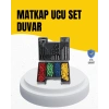 Delme Uç Seti 24 Parça Kutulu Matkap Ucu Ahşap Metal Beton İçin