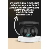 Dijital Göstergeli Kulaklık ve 7 Kordonlu Akıllı Saat Android ve İOS Uyumlu Uyku Takibi Sesli Görüşme