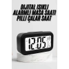 Dijital Masa Saati Termometre Takvim Led Ekran Pilli Ev Ofis Masası
