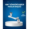 Dönen Musluk Başlığı 1080 Derece Ayarlanabilir Filtreli Sprey Uç