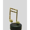 Dönen Nota Figürlü Müzik Box Işıltılı Dekoratif Tasarım