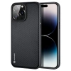 Dux Ducis Fino Serisi iPhone 14 Pro 6.1 inç Kılıf Premium Dokuma Silikon Kılıf-(5775)