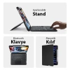 Dux Ducis iPad Pro 12.9 DK Series Kablosuz Bluetooth Klavye Touchpad Kılıf-(5775)