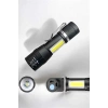 El Feneri Led USB Şarjlı Zoom Mini Led Işık Acil Durum Feneri