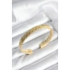 Ezme Zincir Model Gold Renk Kadın Bileklik 5886