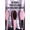 Fön Tarağı Saç Düzleştirici Sıkı Dişli Isı Ayarlı Elektriklenme Karşıtı