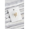 Gold Renk Pirinç Diken Model Kıkırdak Earcuff Küpe 5886