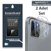 GOR iPad Pro 11 İPad Pro 12.9 2020-2021 3D Cam Kamera Koruyucu 2 SET-(5775)