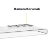 GOR Samsung Galaxy S21 Kılıf Kamera Korumalı Şeffaf Silikon Kılıf-(5775)