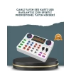 Gürültü Engelleme Özellikli Canlı Yayın Ses Kartı