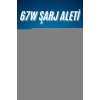 Hızlı Şarj Aleti Adaptörü Kablo Seti 67W Uzun Ömürlü Beyaz