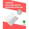 Hızlı Soğutma Özellikli Paslanmaz Metal Buz Küpü Takımı