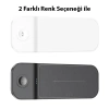 HOCO CQ5 3in1 Wireless Kablosuz Hızlı Şarj Standı (Telefon-Kulaklık-Apple watch)-(5775)
