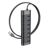 Hoco HB40 7xUSB 2.0 Anahtarlı USB Hızlı Şarj ve Veri Okuyucu-(5775)