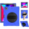 İPad Pro 12.9-inch (2021)-(2020) Kılıf Kalem Yerli 3 Katmanlı Standlı Zırh Kılıf-Shockproof-(5775)