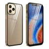 İPhone 12 Pro Mıknatıslı 360 Derece Ön ve Arka Cam Full Korumalı Manyetik Kılıf-(5775)