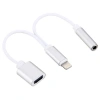 iPhone 14-13-12-11 3.5mm Kulaklık ve Şarj Dönüştürücü-(5775)