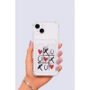 iPhone 15 Kartlıklı XoXO Desenli Kılıf
