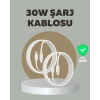 iPhone iPad Airpods Uyumlu 30W Type-C to Lightning Kablo